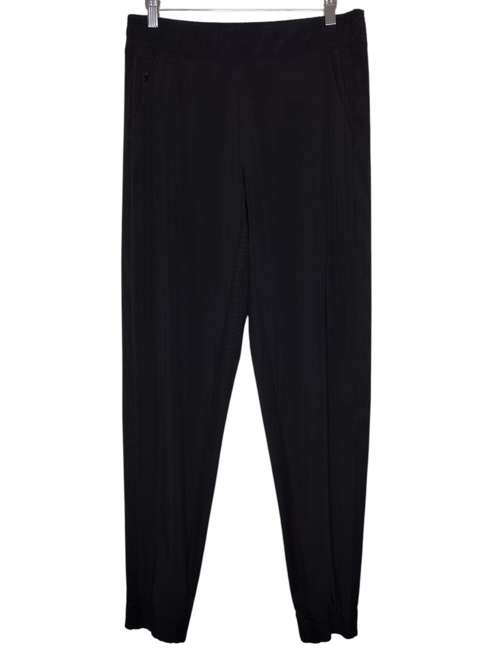 Athleta Black Lightweight Stretch High-Rise Workout Athletic Jogger Pants 10T